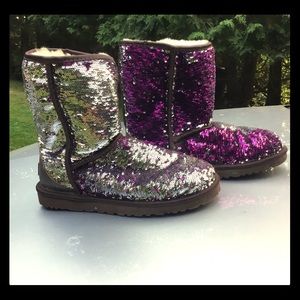 Reversible Sequin UGG Boot